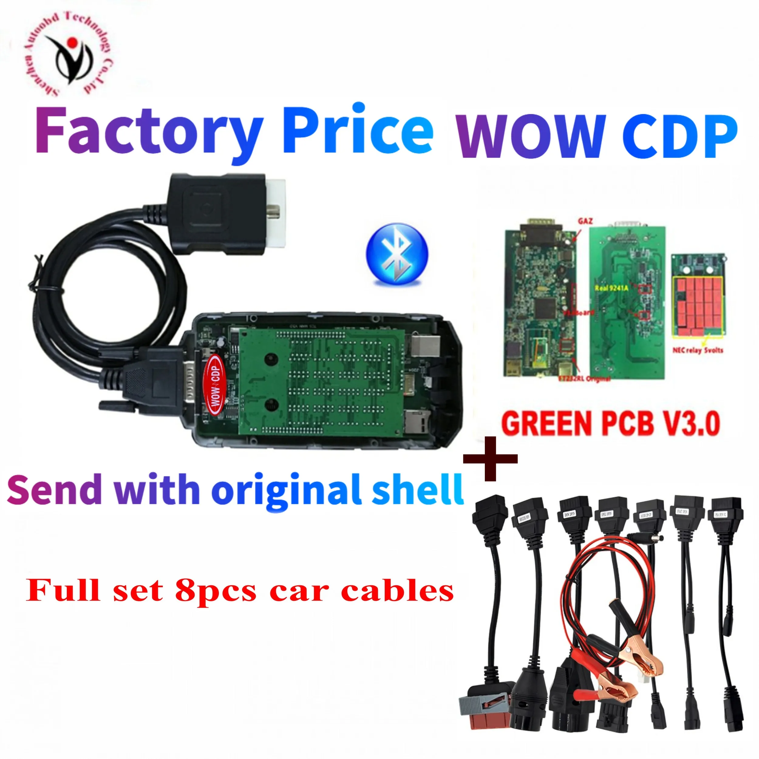 

2020 WOW CDP Pro with new keygen vd ds150e cdp V3.0 nec Relay OBD2 Cars Diagnostic Interface Tool for delphis scanner Adapter