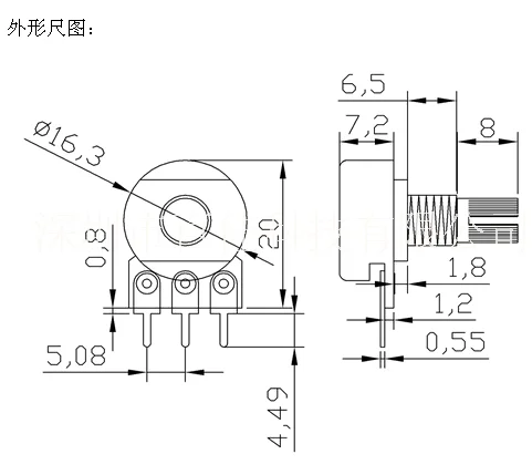 10Pcs WH148 3pin Single Potentiometer Kit B1K/B2K/5K/10K/20K/50K/100K/500K/1M with knobs Single potentiometer set Shaft Nuts BOX