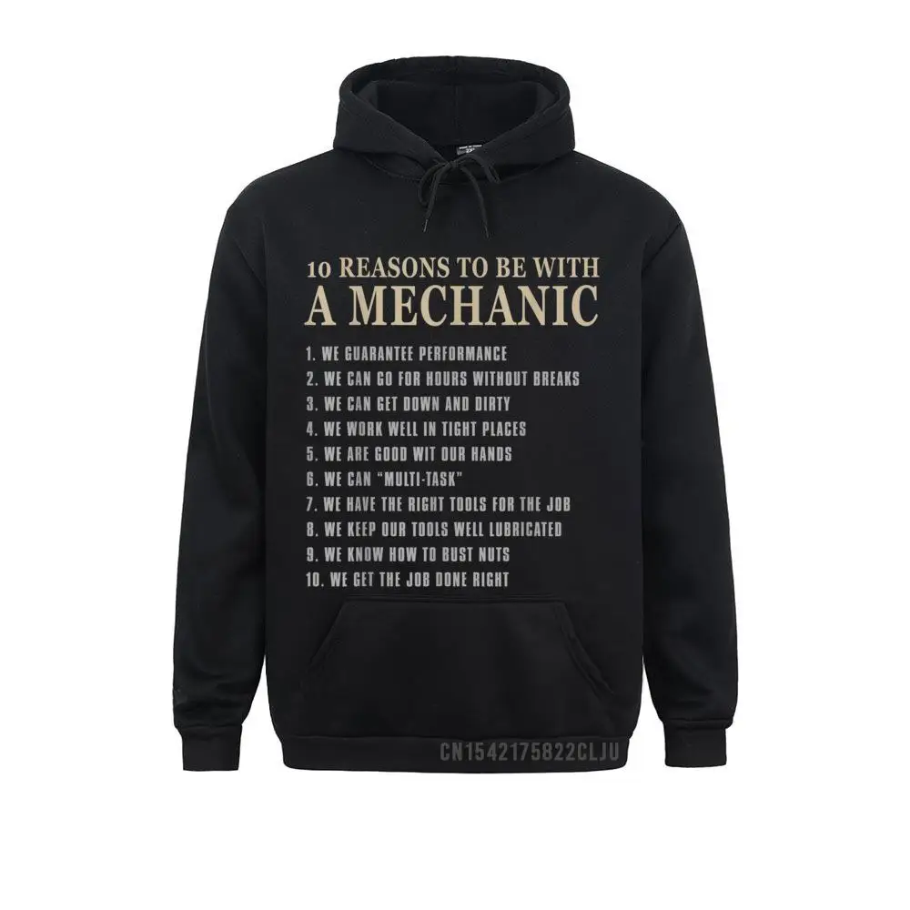 Casual 10 Reasons to Be with a Mechanic Tee Funny mechanic t shirt T-Shirt__97A465 Women's Sweatshirts Cheap Summer Long Sleeve  Hoodies Clothes 10 Reasons to Be with a Mechanic Tee Funny mechanic t shirt T-Shirt__97A465black