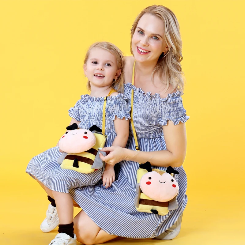 Сумка на плечо для родителей и детей с изображением кота из зоопарка Милая мини-сумка с надписью My Melody аниме hello kitty сумка через плечо Детский плюшевый Кошелек для мобильного телефона
