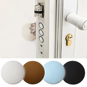 

Thickening Mute Door Stoppers Silicone Door Fender Door Handle Bumpers Buffer Guard Silencer Crash Pad Adhesive Wall Protectors