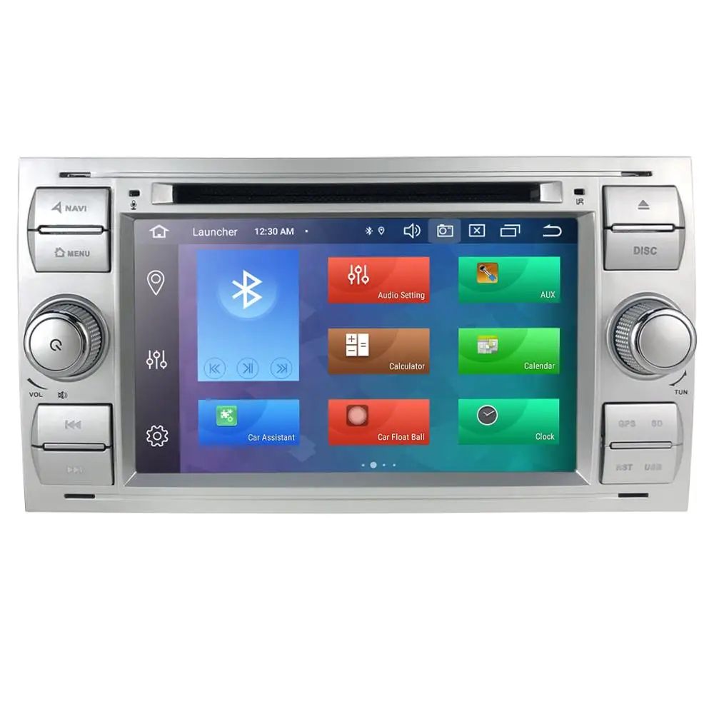 DSP ips Android 9,0 Octa 8 Core 4G+ 64G в тире Автомобильный dvd-плеер для Ford Mondeo Focus Transit C-MAX радио gps-навигатор поддержка 4G LTE - Цвет: silver