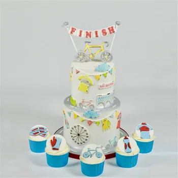 

Bicycle Shaped Silicone Mold for Confectionery Chocolate Fondant Cake Decoration Baking Used Molding Bike Tools