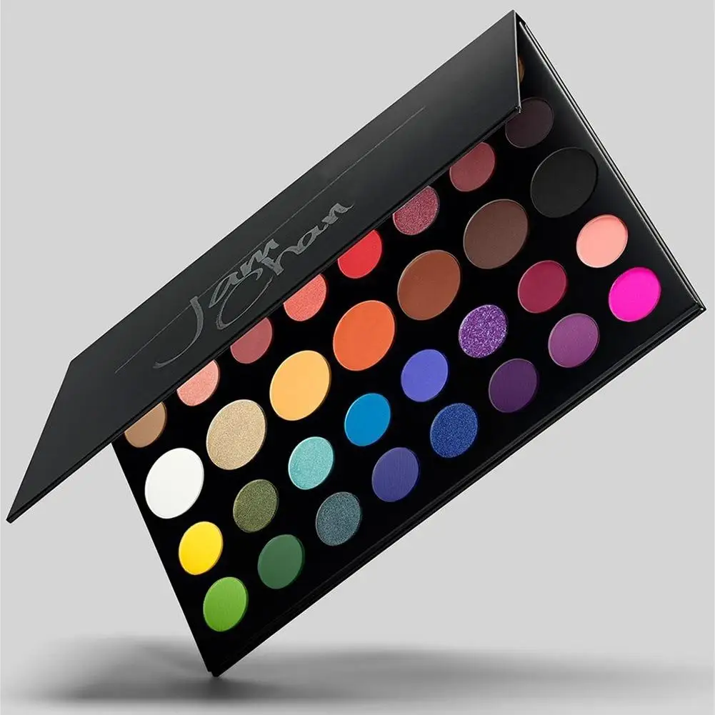 Morphe 39 цветов Тени для век персик 39 тени для век Палитра James Charles блеск макияж натуральный Блестящий Красота Тени жемчуг яркий - Цвет: James