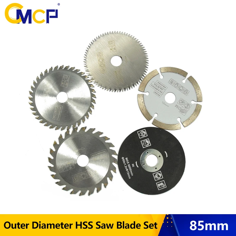 Herramienta de corte de 85mm, hojas de sierra para herramienta eléctrica, hoja de sierra Circular para madera, cuchilla de sierra HSS Dremel, minisierra Circular