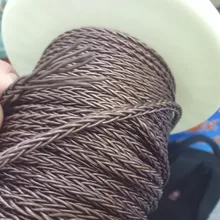 1 Катушка DIY 8-core наушники аудио кабель обновления для наушников гарнитуры один кристалл Медь 10 м