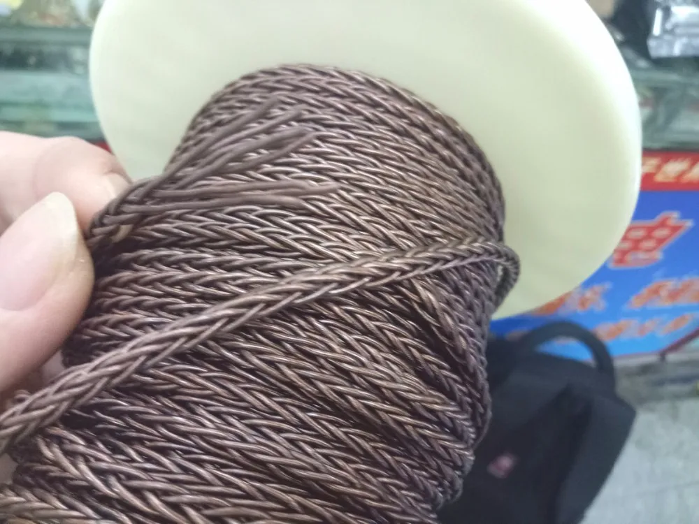1 Катушка DIY 8 ядер обновленный аудио кабель для наушников гарнитура одна