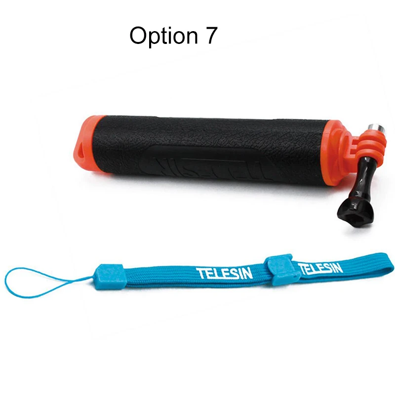 option 7 PULUZ 60 м Дайвинг Водонепроницаемый чехол для DJI OSMO Pocket TELESIN Floaty ручной селфи палка для gopro hero 7/6/5 экшн-камеры - Цвет: option 7