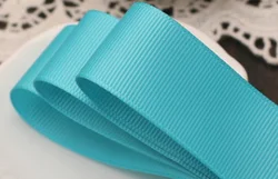 Vibrant Grosgrain Ribbon Collection for DIY Crafts and Decorative Gifts (5 Meters) (Lake Blue)