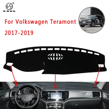 

PNSL Car Dashboard Cover Dash Mat Dash Pad Carpet For Volkswagen Teramont Atlas 2017 2018 2019 Sun protection anti - slip anti -
