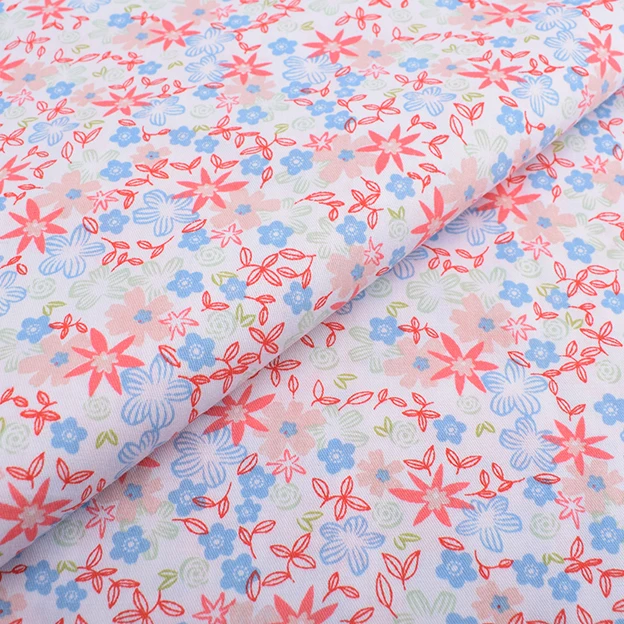 1 pcs 50x160cm Chainho, саржевая хлопковая ткань с принтом, плотная, мягкая, непрозрачная, Лоскутная одежда, DIY шитье и материал для стеганых изделий для ребенка и ребенка, полуметра - Цвет: 1 pcs 50x160cm