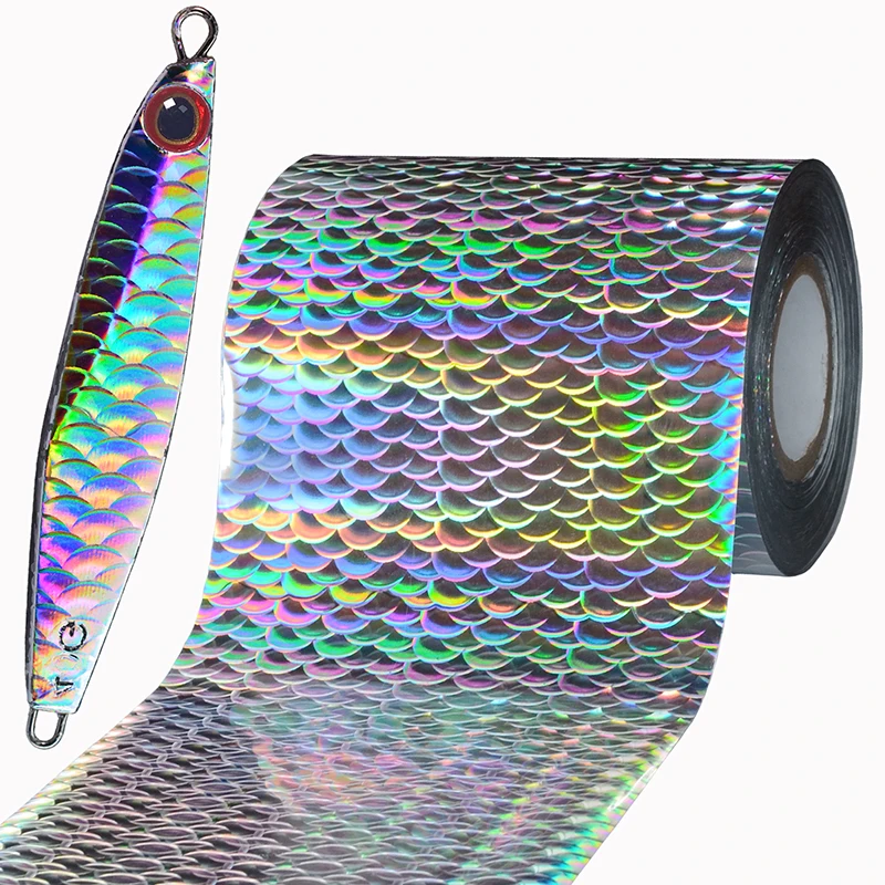 Colorful Hot Stamping Foil For Fishing Lure Jigs Baits DIY Fishing Lure