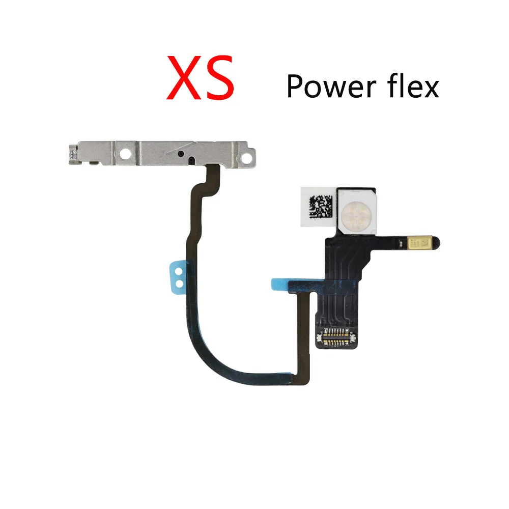 Power & Volume Buttons Key Switch Flex Cable flex cable button switch control key button replacement parts phone button replacement parts power switch button flex cable replacement Metal Material For Iphone 11 12 Pro Max 12 mini X XS Max Replacement Parts