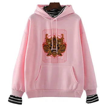 

Monster Print Women Pullover Casual Funny Hoodie For Lady Girl Top 3d Streetwear Hipster Drop Ship Outfits