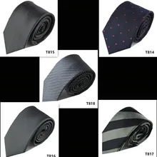 Корейский стиль Бизнес узкая версия 7 см бизнес с однотонной шнуровкой интервью деловой ГАЛСТУК Логотип Настраиваемый оптом