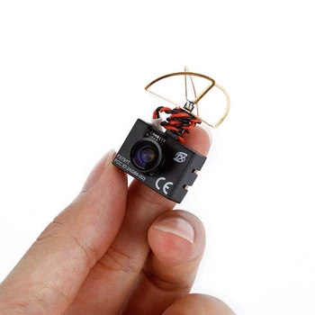 

FX797T Micro- FPV Camera 600TVL & 5.8GHz 40CH 25MW AV Transmitter VTX FPV Accessory for RC Quadcopter Racing Drone