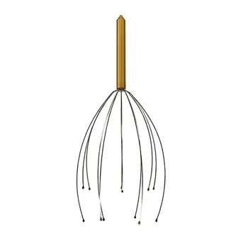 

Head Wire Massage Claw Octopus Scalp Massage Claws Clearing Veins Soothing Brain Refreshing Head Relaxer Hair Claw