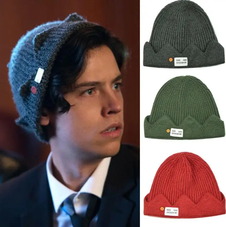 Новинка Лидер продаж зимняя теплая шапочка Jughead Jones ривердейл для косплея