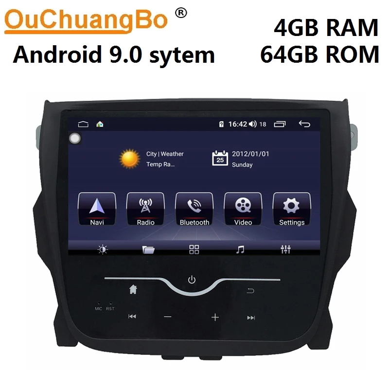 Ouchuangbo радио GPS; Мультимедийный проигрыватель для MG5 MG 5 с android 9,0 wifi bluetooth 8 core 4 Гб+ 64 ГБ