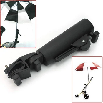 

Stand Wheelchair Double Lock Connector Baby Stroller Adjustable Angle Universal Durable Umbrella Holder Golf Cart Swivel Bicycle