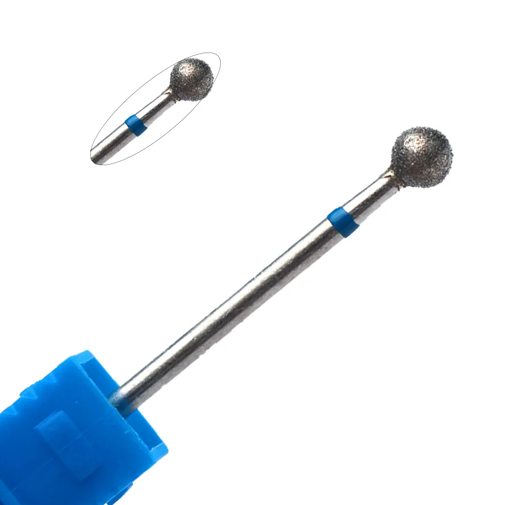 1PC Diamond Milling Cutters for Manicure Drill Bits Cuticle Clean Burr Electric Pedicure Machine Files Nails Accessories | Красота и