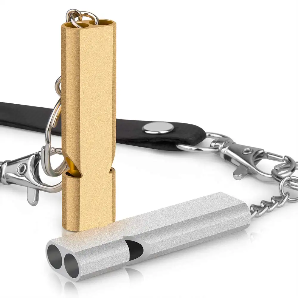 Emergency Whistle High Pitch Double Tubes Survival Lifeguard Lanyard Keychain Outdoor Camping Hiking Boating Hunting | Спорт и