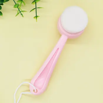 

Factory direct long curved handle wash brush spoon plastic manual wash brush