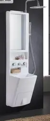El arca del baño incluye lentes Lavar el fregadero Grifo de ducha doble,