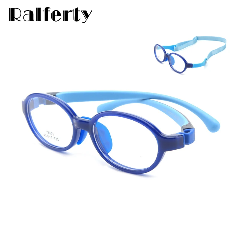 

Ralferty Detachable Glasses Frame Children Safe Sport Eyeglass Optical Grade No Diopter Glasses Silicon Spectacle Frames K19001