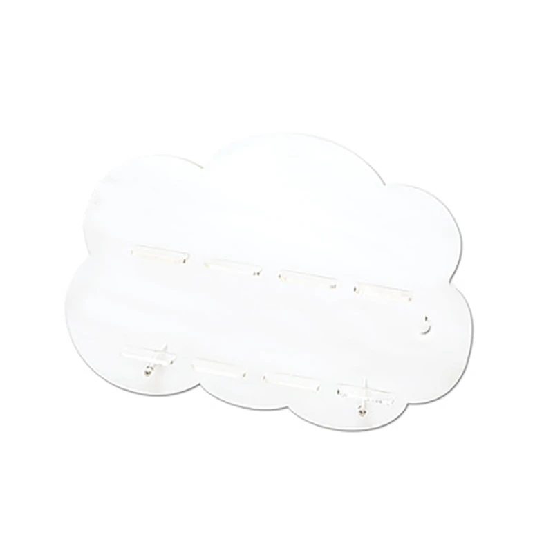 

Macaroon Holders Transparent Acrylic Clouds Shape Dessert Stand 8 Blank Cake Tools Cream Cookies Shelf for Wedding