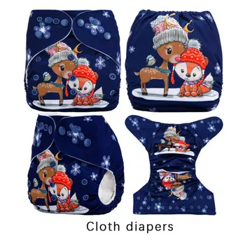 

Fangxin Brand New 1Pcs Reusable Adjustable Cloth DiaperBaby Nappies Washable Nappy Fit 3-15 Kg Baby Pocket Diaper
