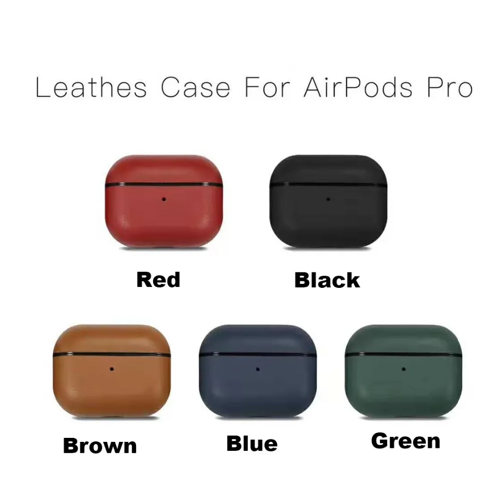 E7541-Genuine Leather Case for Airpods Pro-2