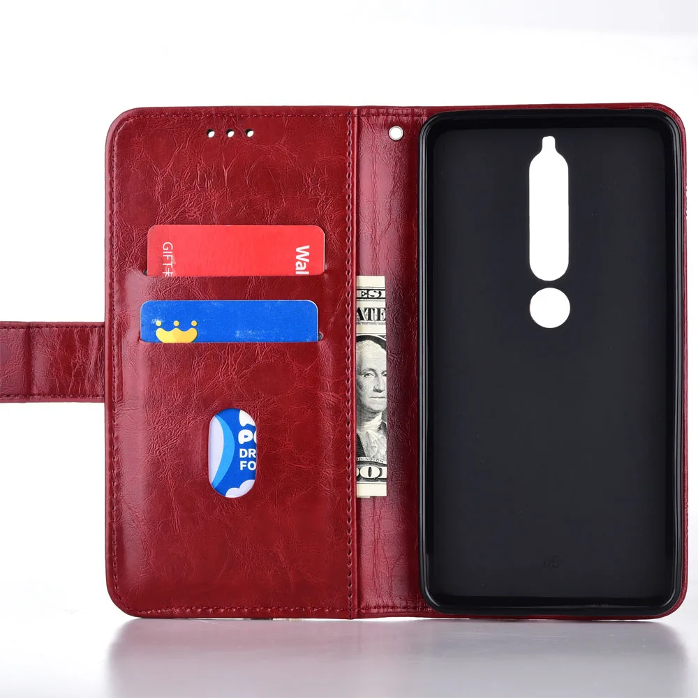 Чехол для Nokia 9 8 7 7,1 6,1 5,1 3,1 плюс Чехол кожаный чехол-портмоне с откидной крышкой для Nokia 4,2 3,2 на возраст 1, 2, 3, 2,1, 5, 6, 2017X5X6X71 крышка