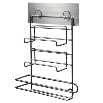 

Refrigerator Cling Film Storage Rack Shelf Wall Hanging Paper Towel Holder Kitchen Bathroom Tool