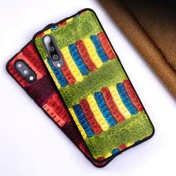 

Cowhide Phone Case For Huawei P10 P20 P30 Mate 10 20 Pro lite case Y9 P smart 2019 Color stripe For Honor 8X max 9 10 20 lite