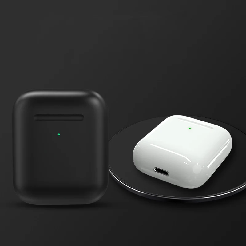 i500s Matte Black Air 2 Pop-up Smart light sensor 46g Bluetooth Headsets Wireless Earphones TWS 5.0 Earbuds Wireless Charger Mic