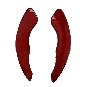 

Premium Real Carbon Fiber Red Paddle Shifter Extensions Fit for Volkswagen Golf 7