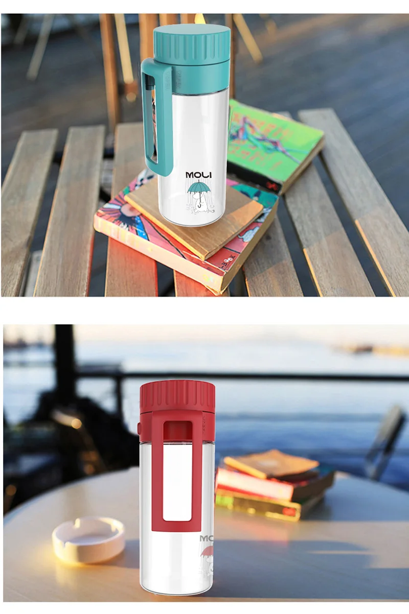 500 мл бутылка для воды с креативным держателем для телефона ...