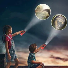 Lanterna dormindo história educação precoce modelo tocha lanterna estudo noite aprendizagem brinquedos divertidos dinossauro tubarão projetor brinquedo