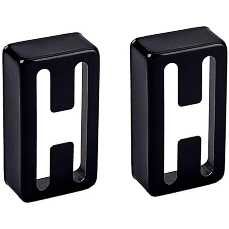 

2 Pcs Guitar H Hole Pickup Cover Black Humbucker Cover for Eletric Guitar Accessories,Suitable for Humbucker Pickup of Electric