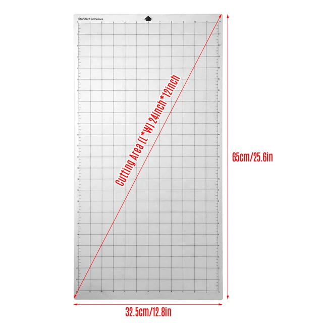 3PCS 12*4.5 Inch Replacement Cutting Mat Adhesive Gridded Cutting
