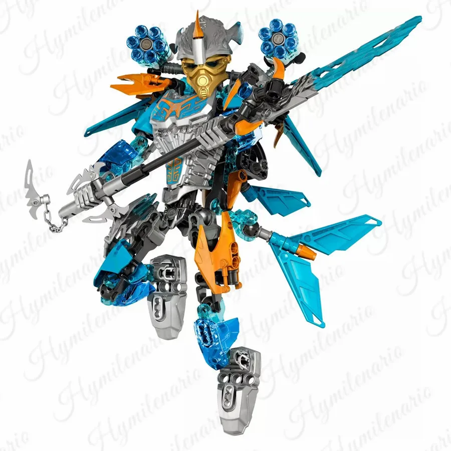 

2019 Hero Factory Bionicle Gali - Uniter of Water Akida - Creature of Water Robot Building Blocks Bricks City Enlighten Kids Toy