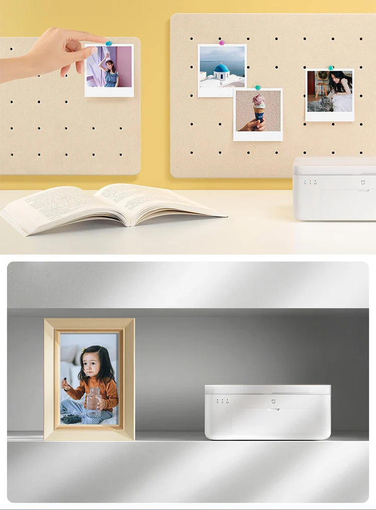 XIAOMI Mijia Adhesive Photo Paper Photo Printer 1S Automatic Laminating Portable Smart APP Remote Photo Paper 3-inch Adhesive Photo Paper