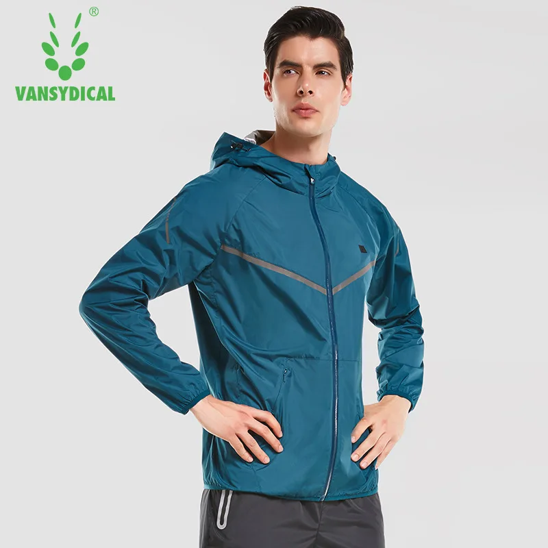 Мужские спортивные куртки Vansydical спортивная одежда для бега фитнеса тренировок