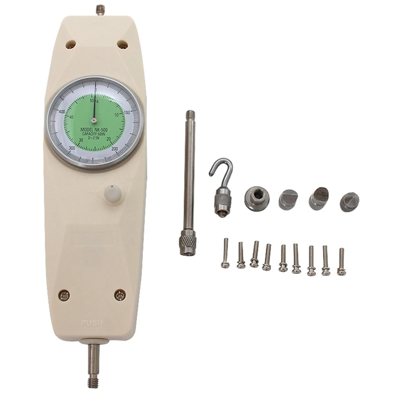 

NK-500 500N Pointer Dynamometer Analog Push Pull force Gauge Tester Meter