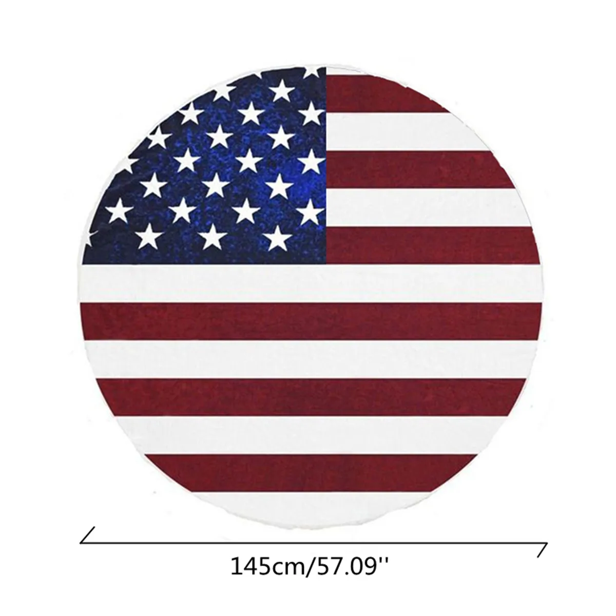 145x145 см Американский флаг дом Декор стены искусства Прочный портативный фон DIY Висячие Флаг США