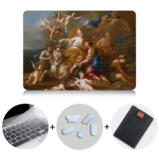 MB02 MTT чехол для Macbook Air Pro retina 11 12 13 15 Сенсорная панель классическая картина маслом ноутбук рукав для Apple macbook 13,3 дюйма Чехол - Цвет: MB02