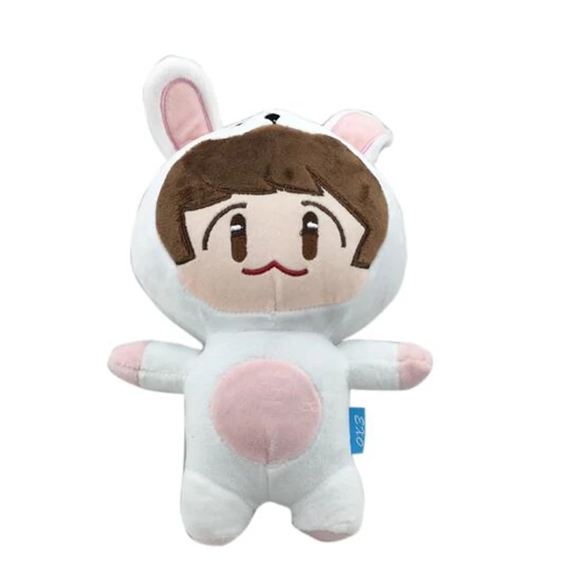 D.O.-rabbit Корея кавайная плюшевая кукла игрушки мягкие куклы милый мультфильм Прекрасный хлопок мягкие вентиляторы поддержка мягкие Подарочные игрушки куклы для девочек детские подарки - Цвет: D.O.-rabbit