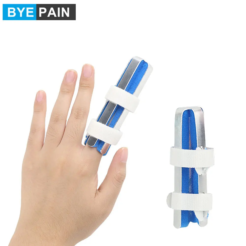

1Pcs BYEPAIN Sponge Finger Splint Adjustable Brace with Innovative Aluminum Plates Sponge Technologies for Maximum Comfort