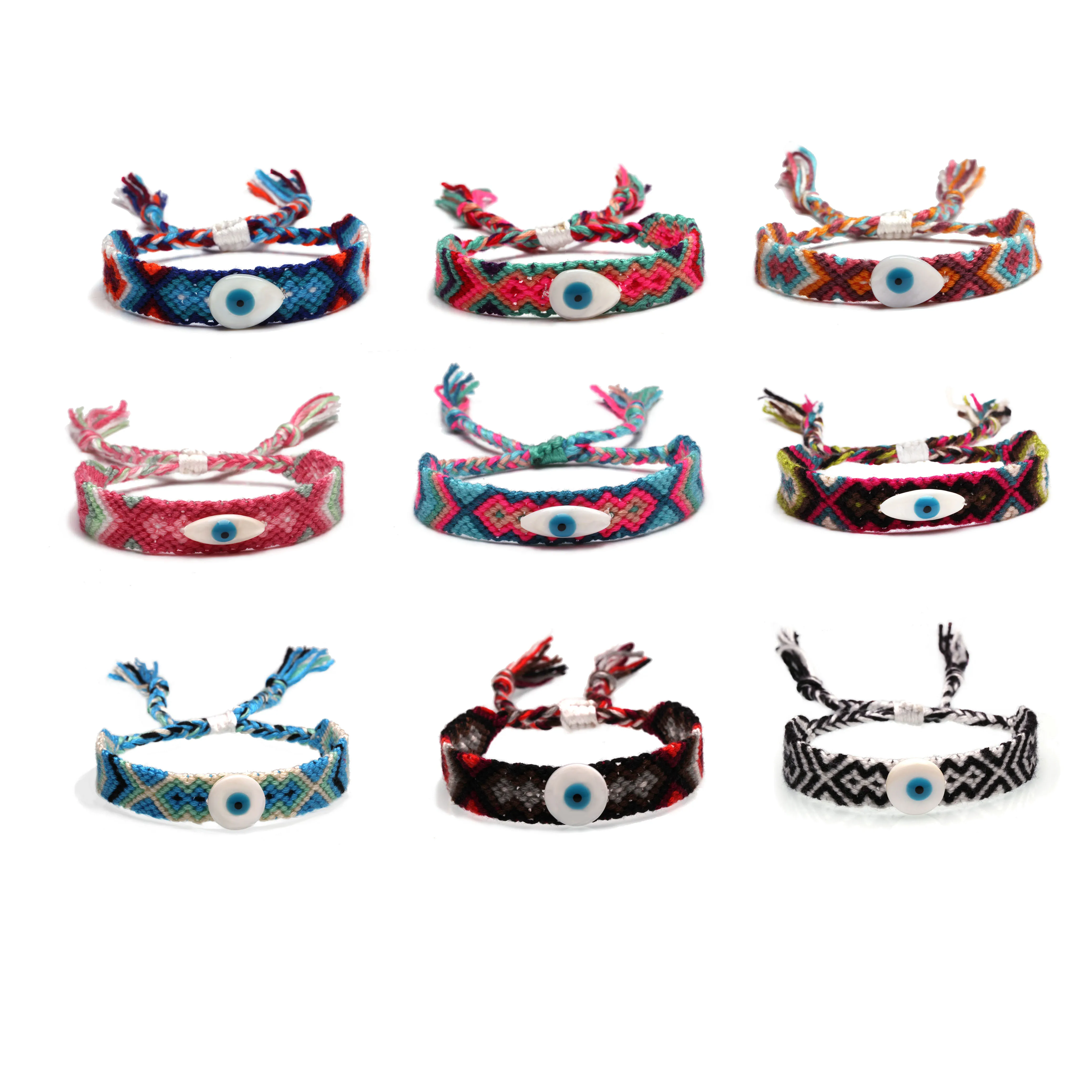 Бохо белые морские ракушки скульптура тканый браслет дружбы Женщины Мужчины